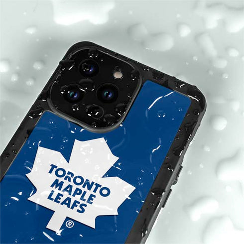 NHL Toronto Maple Leafs Solid Background iPhone 15 Pro Waterproof Case